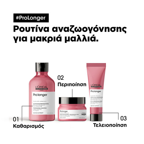 Serie Expert Pro Longer Θερμοπροστατευτική Leave-In Κρέμα Κατά Της Ψαλίδας 150ml
