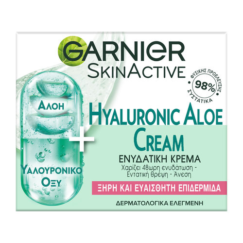 Hyaluronic Aloe Cream Ενυδατική Κρέμα Για Ευαίσθητες Επιδερμίδες 50ml