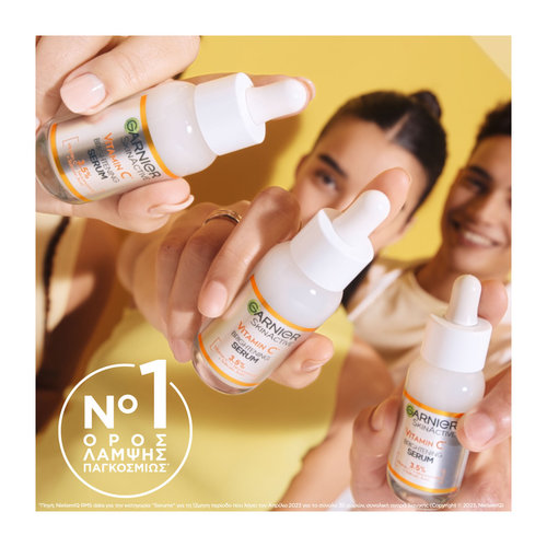Garnier Vitamin C Ρουτίνα Λάμψης 2 Βημάτων Με Αντηλιακή Προστασία SPF50+