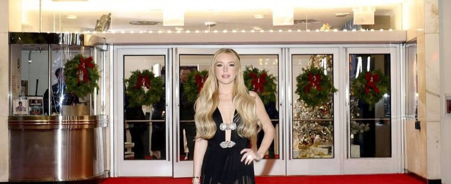 Lindsay Lohan: Mας έδωσε έμπνευση για το πιο σικ festive hairstyle